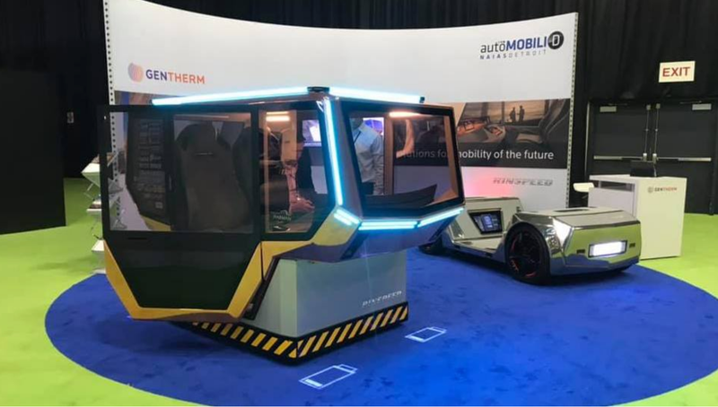 Illustration for article titled Meet the Joyless Self-Driving Pods of the Detroit Auto Show